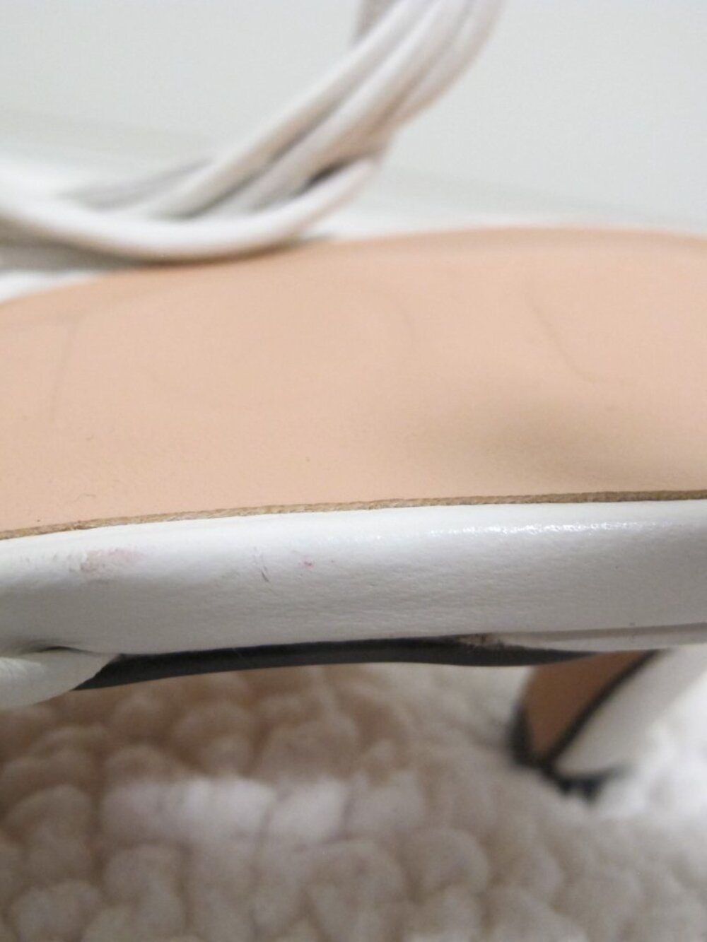 J. Crew Zadie knotted lace-up kitten heels in leather - Picture 5 of 9